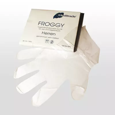 PE-Handschuhe transparent