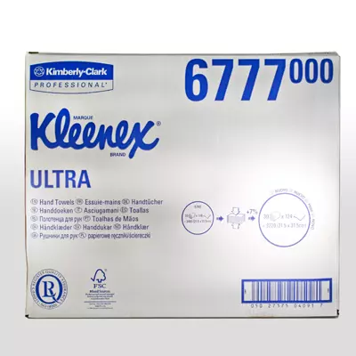 Papierhandtücher je Paket 124 Tücher Kleenex