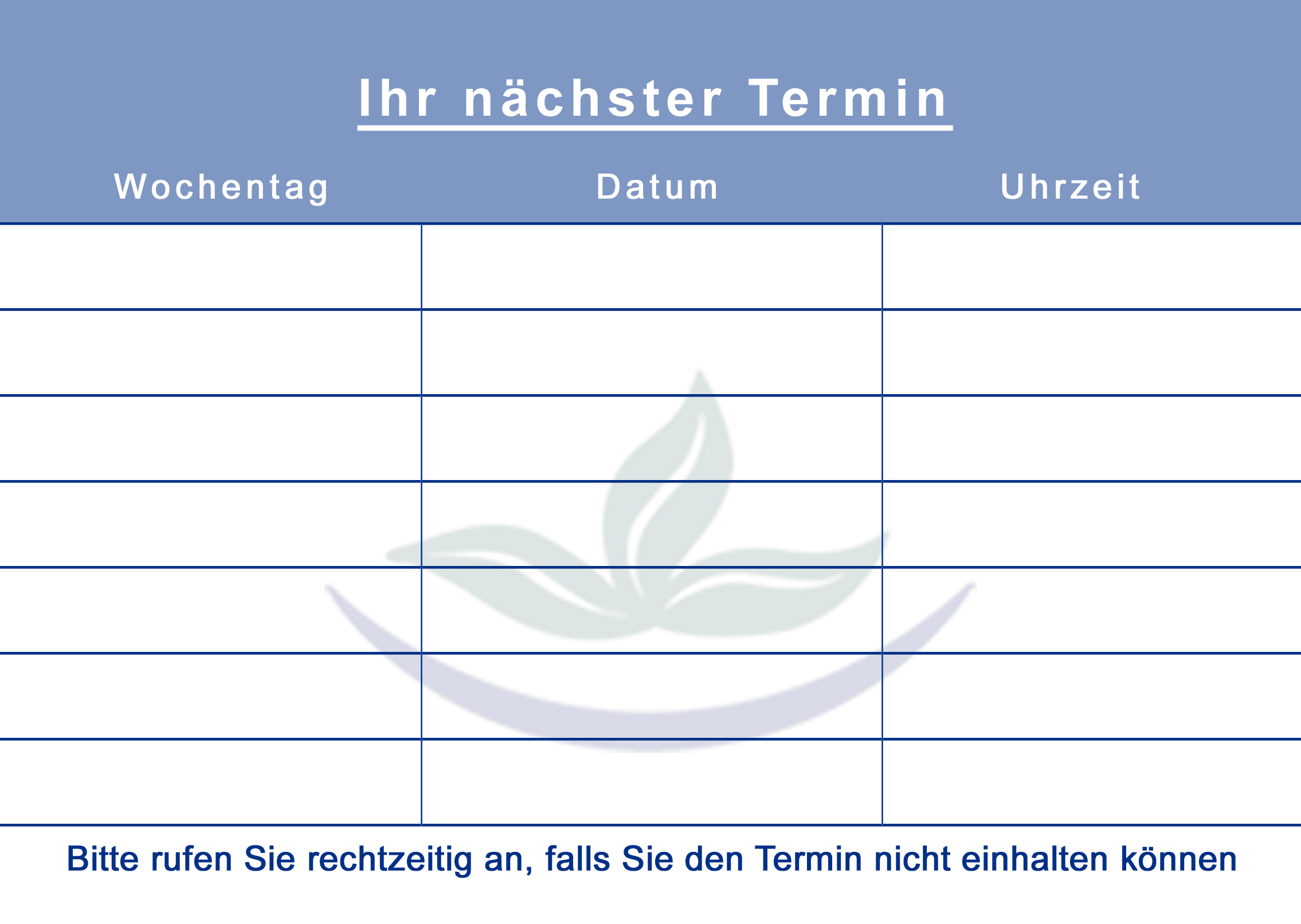 Terminkarten  Terminkarten