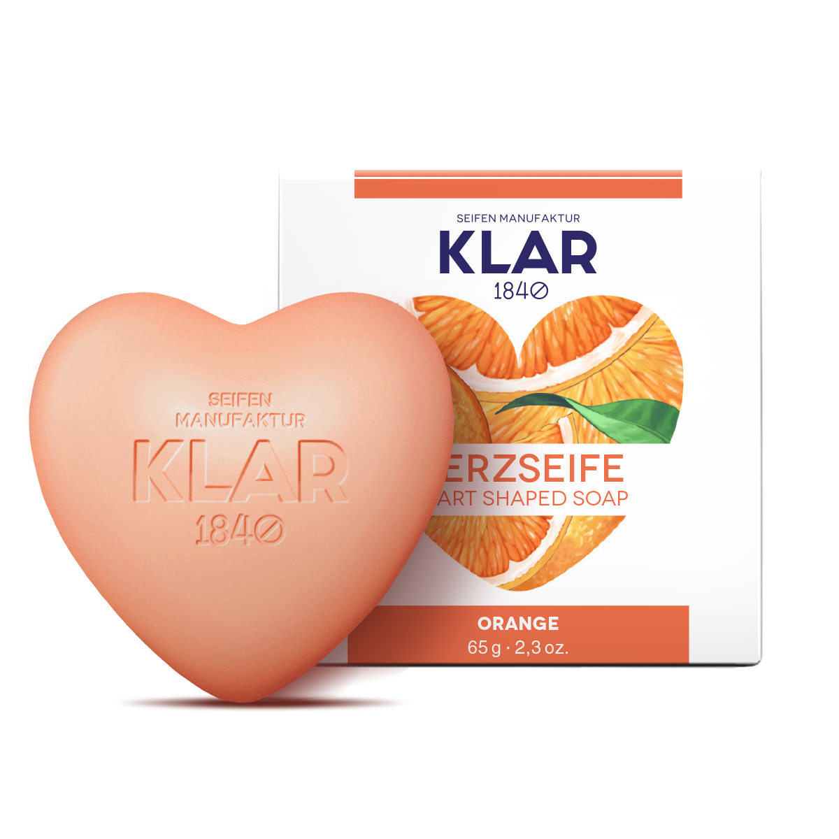 Klar´s Herzseife Orange Klar´s Herzseife Orange