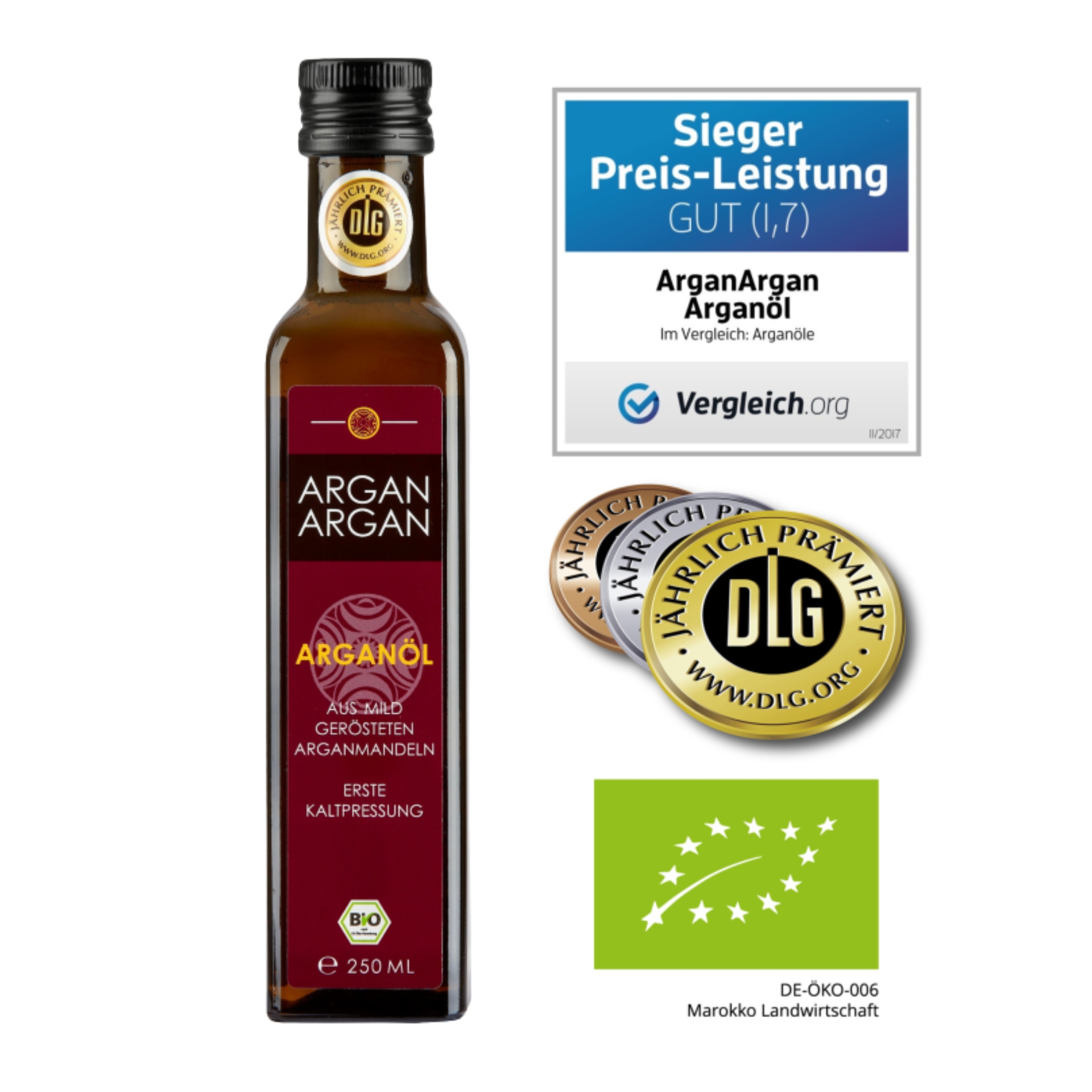 Bio-Arganöl geröstet 