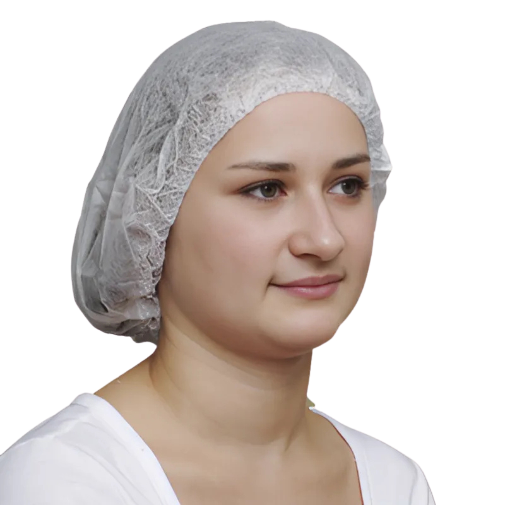 Vlieshaarhauben weiß 