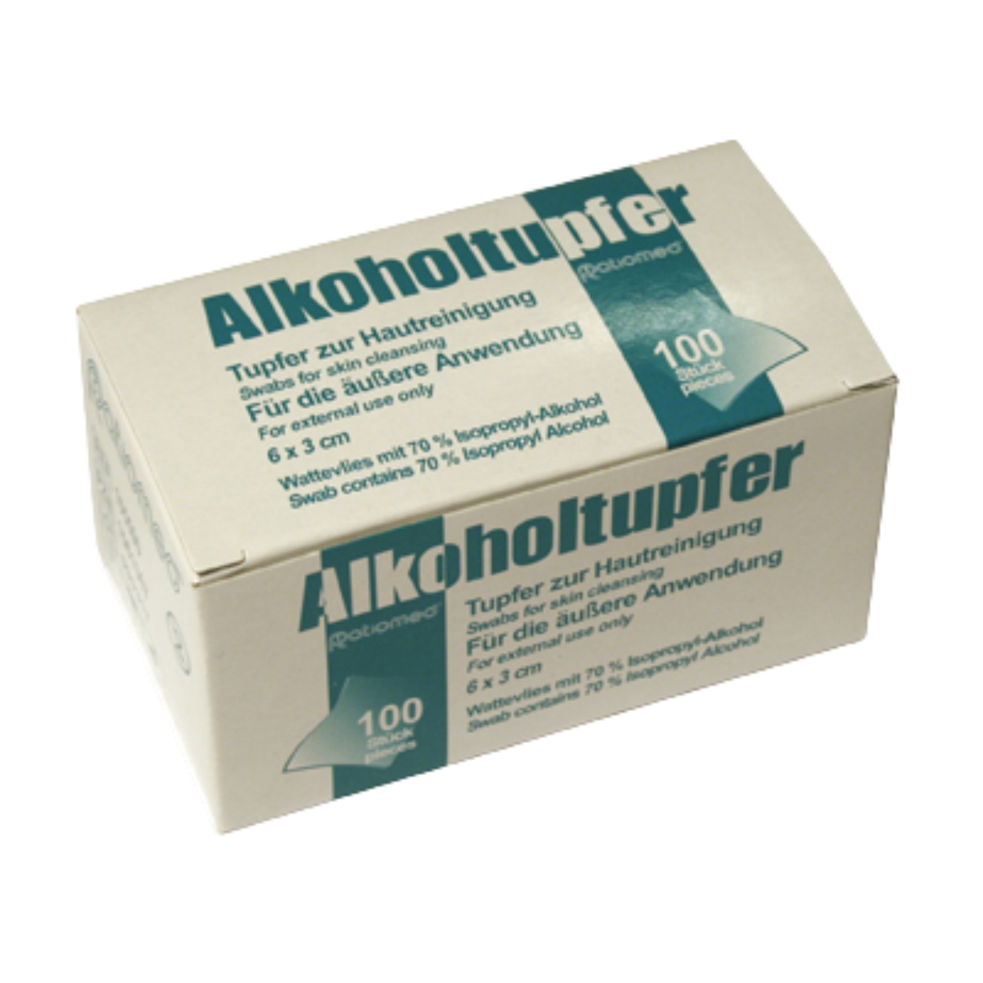 Alkoholtupfer 6x3cm
