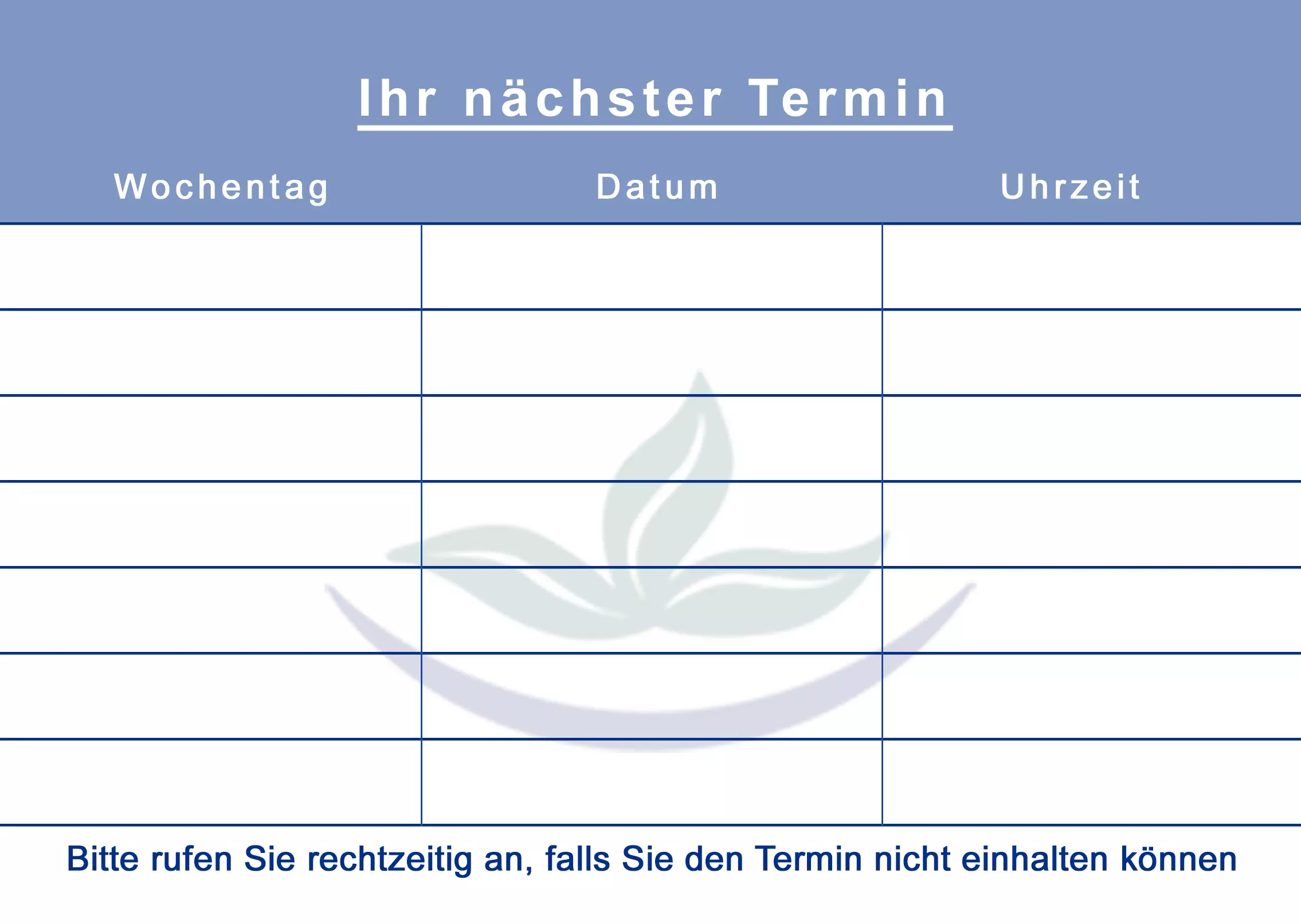 Terminkarten 